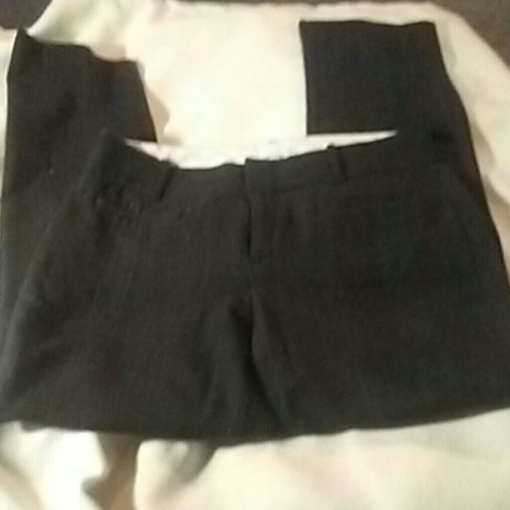 Calvin Klein gray/blackish tweed pants